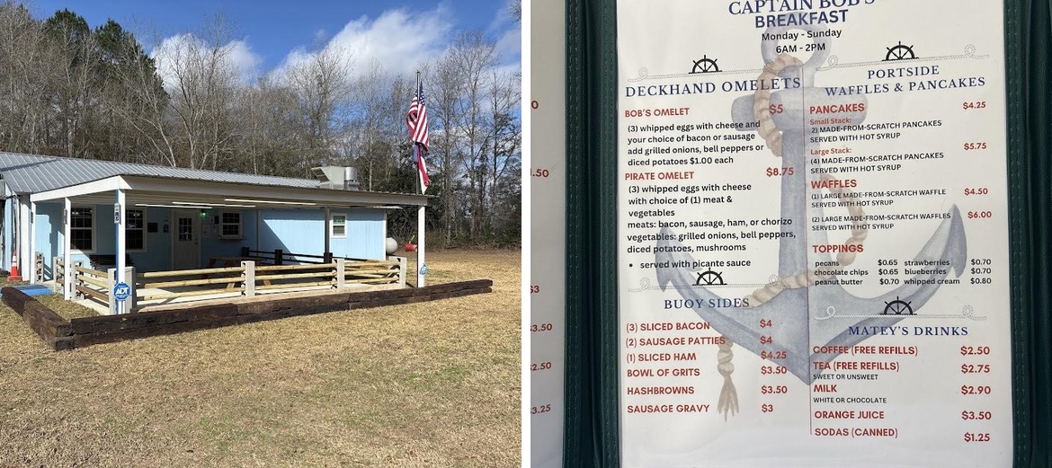 Captain Bob's Galley Menu