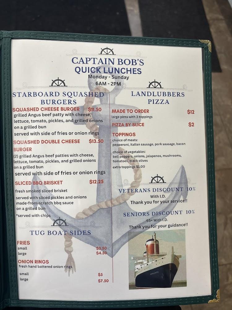 Captain Bob's Galley Menu image 4